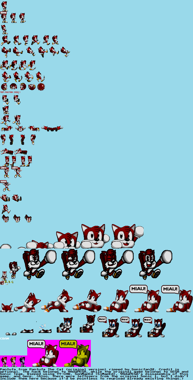 The VG Resource - Sonicfan32's sprite rippings.