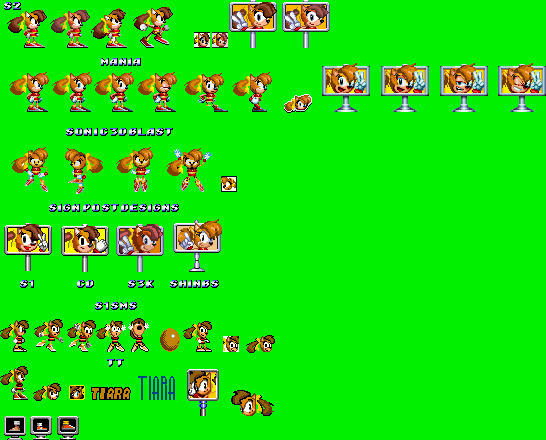 The Spriters Resource - Full Sheet View - Sonic the Hedgehog Customs - Sonic  (Sonic 1 Beta-Style)