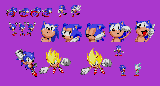 Sonic Sprite Sheet CUSTOM CHARACTER [269 POINTS] [Friday Night