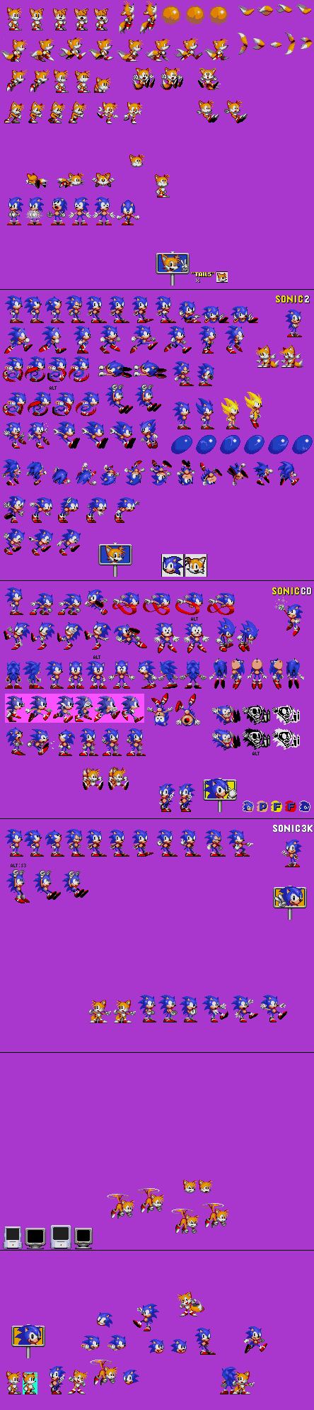Hyper Sonic Sprite Sheet