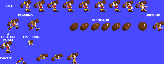 Custom / Edited - Sonic the Hedgehog Customs - Sonic (Sonic Mania, T-Posed)  - The Models Resource